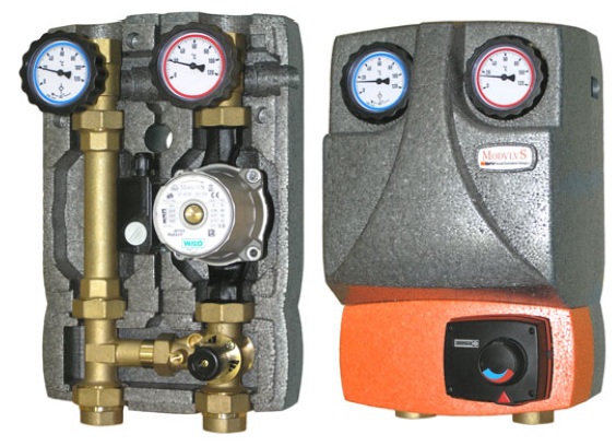 M2 MIX3 1" Auto-mix Insulated Pump Unit - Click Image to Close